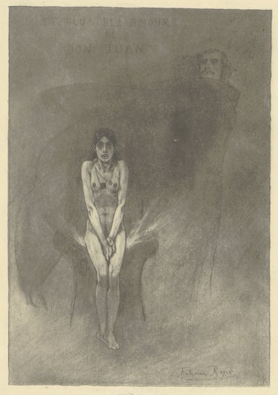 The Most Beautiful Love of Don Juan by Félicien Rops